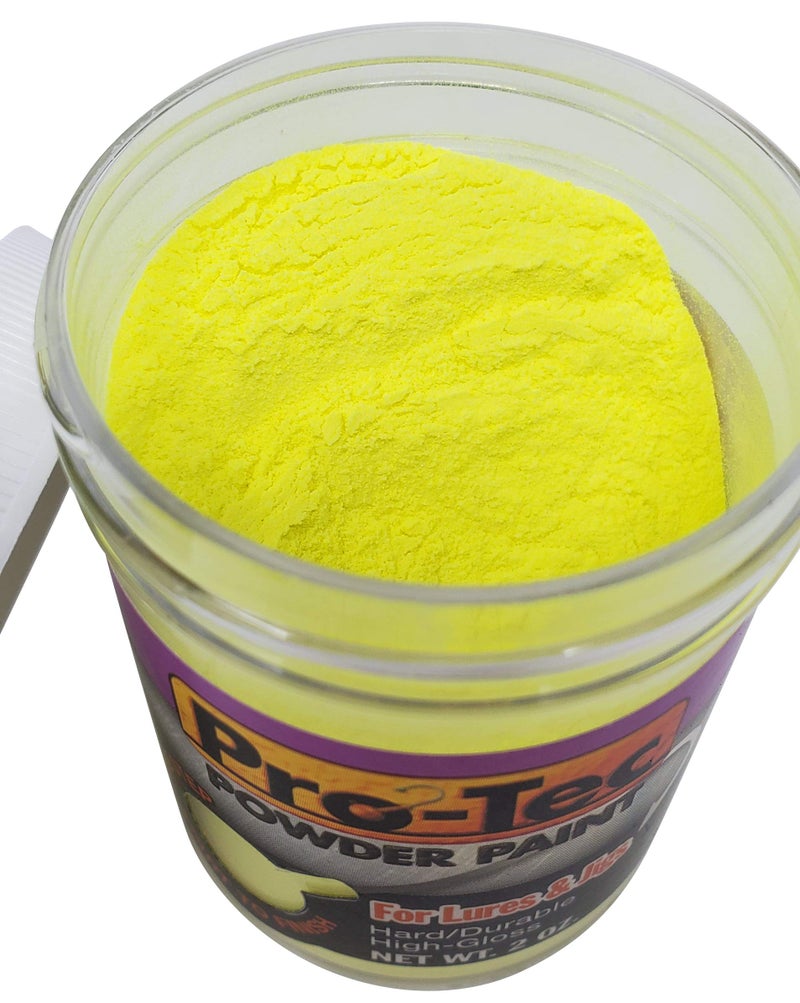 Pro-Tec OFT GLOW-YELLOW CHART PROTEC Powder Paint, 2 oz - Image 2